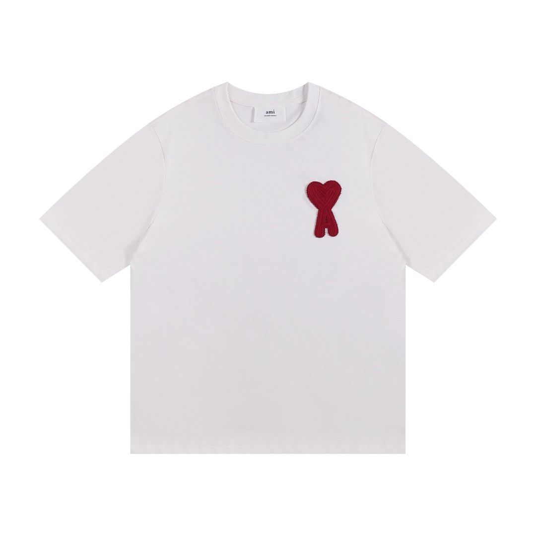 新型 AmiParis アミパリス 半袖 Tシャツ ハート 男女兼用 新型 AmiParis アミパリス 半袖 Tシャツ ハート 男女兼用