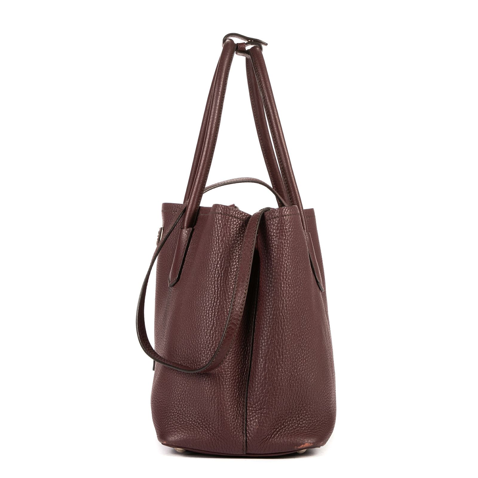 プラダフェニックス トート紫カーフスキンレザーA