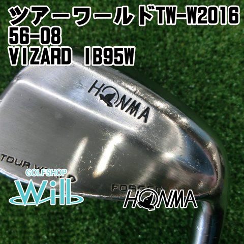 中古】ウェッジ ホンマ ツアーワールドTW-W2016 56-08/VIZARD IB95W