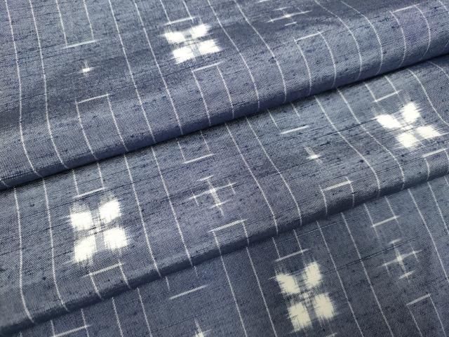 平和屋着物▽上質な紬 単衣 舞花文 正絹 高品質 逸品 DAAP7405du