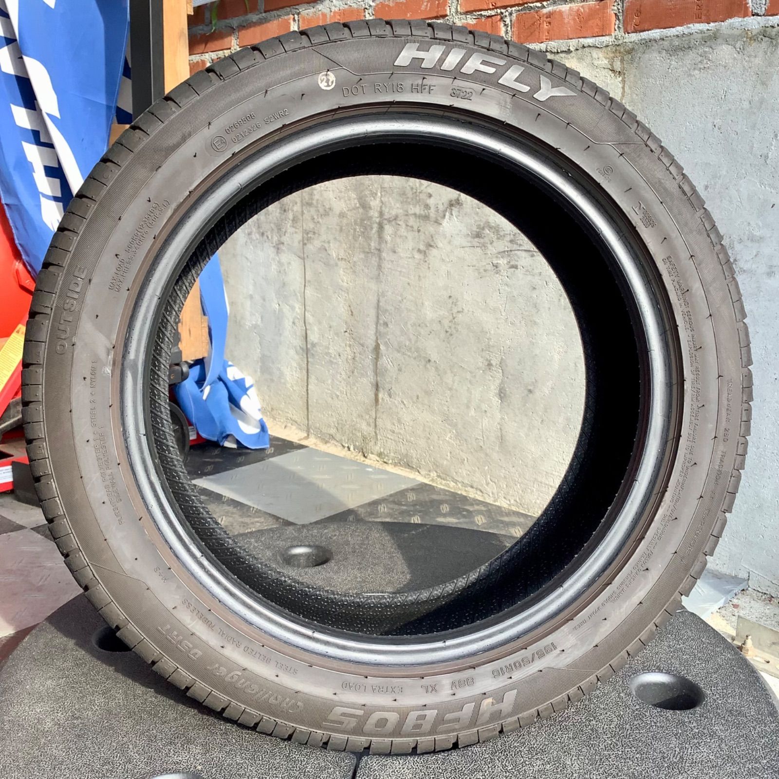 送料込み］195/50R16 HIFLY HF805 ハイフライ 中古タイヤ4本セット 