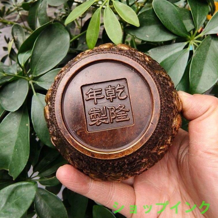 銅  細工  のレリーフお花お  茶の缶  装飾品 現代工芸品美術品 置物 銅 細工 のレリーフお花お 茶の缶 装飾品 現代工芸品美術品 置物