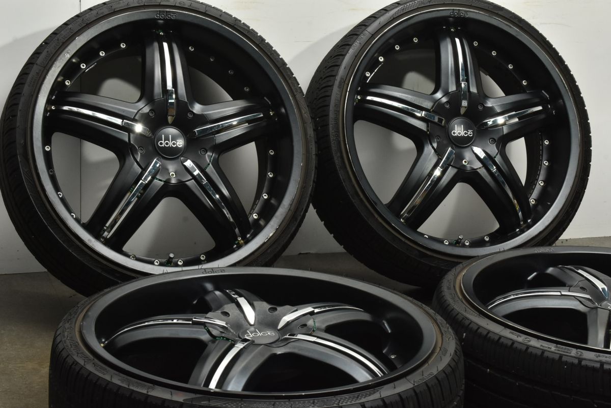 ホイールのみ可 ドルチェ DC26 20in 8J 45 PCD100 114.3 ナンカン NS-25 225 30R20 ノア ヴォクシー プリウス ステップワゴン 可
