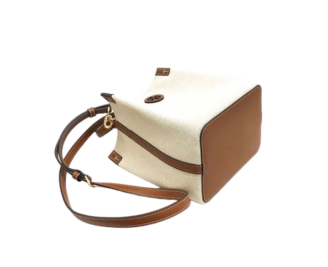 即発!大人気!TORY BURCH BLAKE キャンバスバケット 2Wayバッグ TORY BURCH(トリーバーチ) 2WAYショルダーバッグ BLAKE