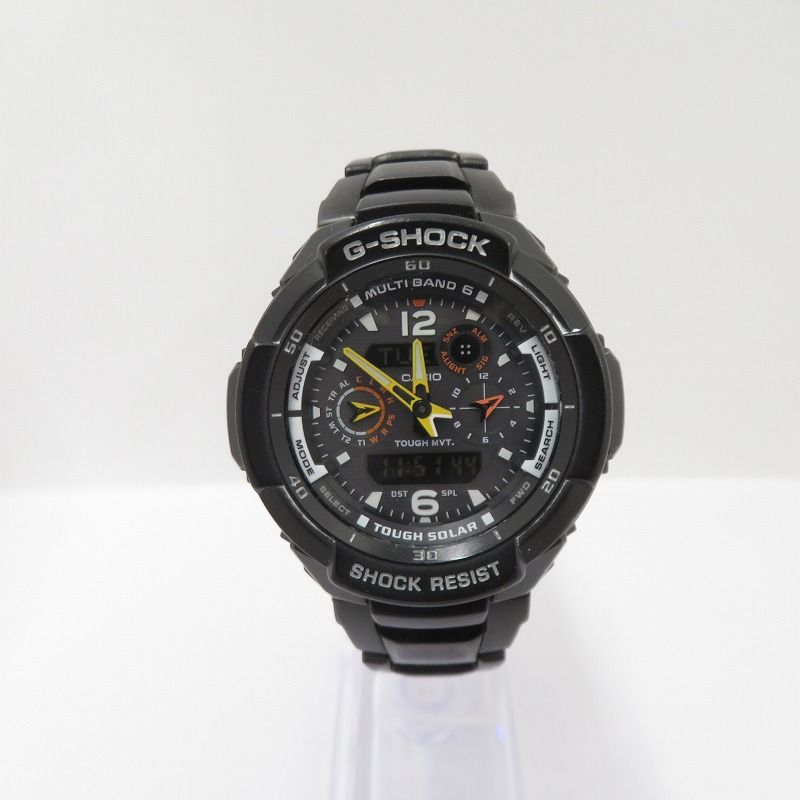 瀬戸大橋店 G-SHOCK | ジーショック アナログ 電波ソーラー 腕時計 SKYCOCKPIT GW-3500BD-1 ブラック 131