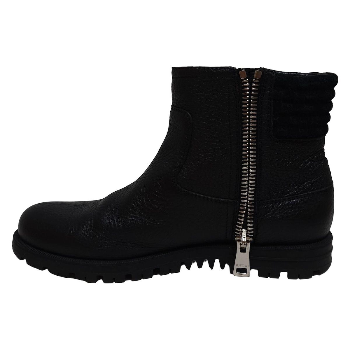 GUCCI グッチ ブーツ 黒 EU38 1/2(25cm位) 4103625E0209 ホースビット ウィメンズ ブーツブラック レザー | GUCCI公式