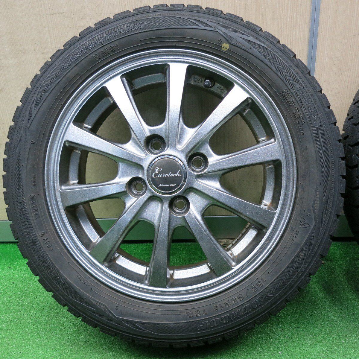 車　スタッドレス　155/65R14 DUNLOP/MANAPAY SPORTS 車 スタッドレス 155/65R14 DUNLOP/MANAPAY SPORTS 楽天市場