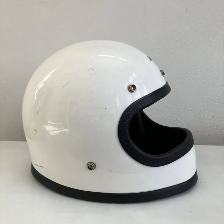 GRANT☆XLサイズ challenger ビンテージヘルメット 80年代 白 旧車 