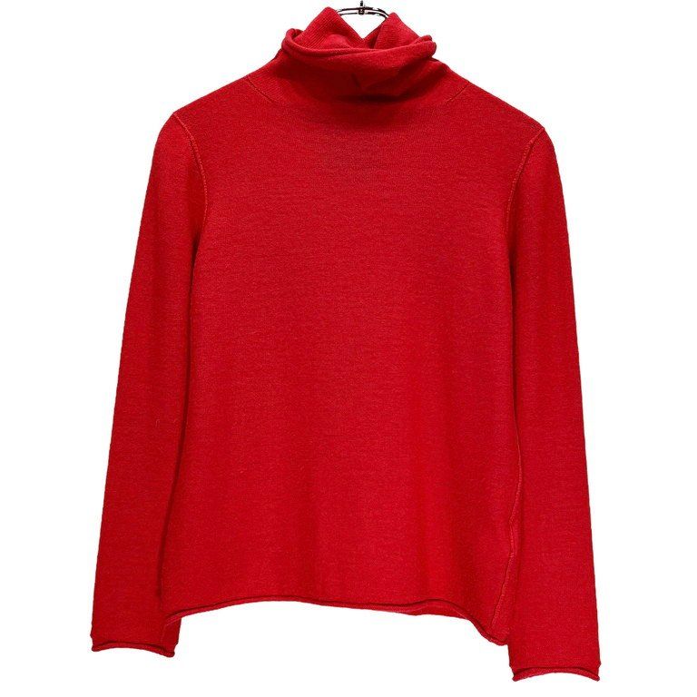 Yohji Yamamoto - Y's インサイドアウトタートルネックウールニットセーター トップス ハイネック Yohji Yamamoto Femme レディース Y's インサイドアウトタートルネックウールニットセーター