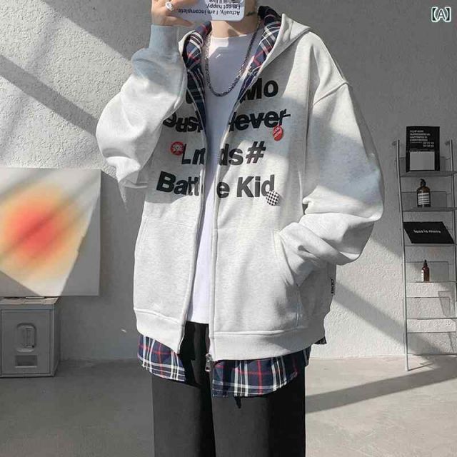 [L]春 コーデ メンズ 用 服 シンプル ファッション オシャレ 大人 かっこいい 紳士服 長袖 フード付き ジャケット カーディガン コート セーター ブラック  カジュアル 通勤スタイル 重ね着コ