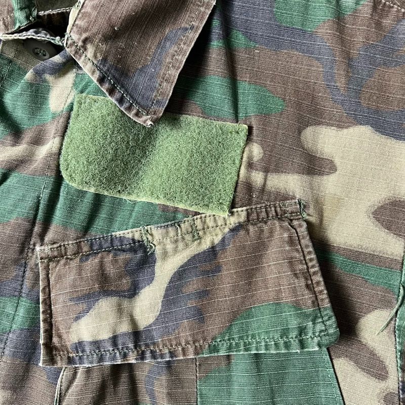 60s 70s 米軍 グリーンリーフカモ ジャングルファティーグ