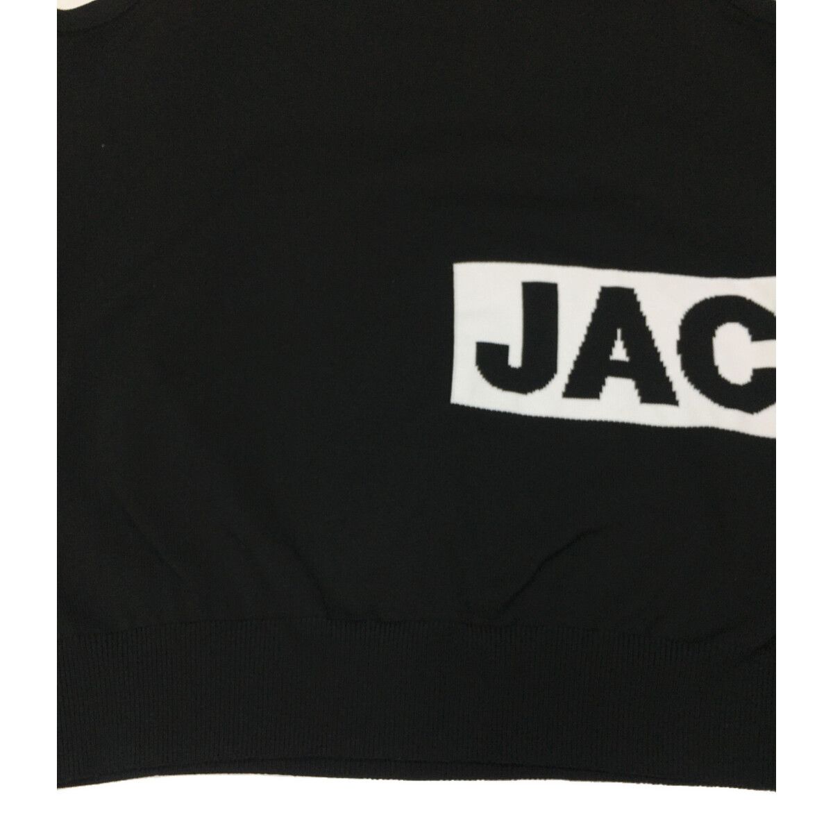 JACK BUNNY!! - coco 中古 ジャックバニー Jack Bunny!! メンズ ベスト 4(M) 黒×白 2022モデル クルーネックニット 中古 メンズ ジャックバニー Jack Bunny!! ベスト 4(M) 黒×白