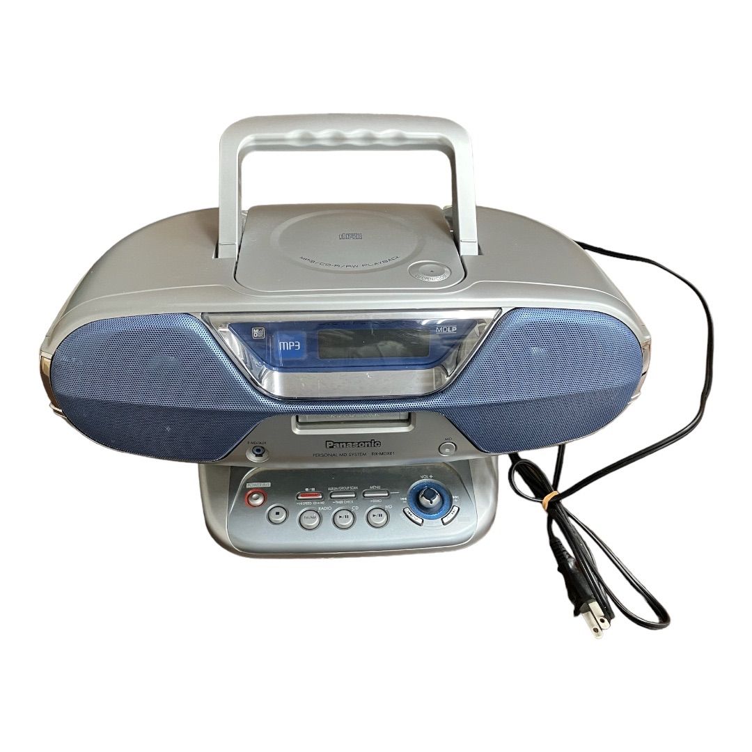 panasonic CD カセット　MDプレイヤー panasonic CD カセット MDプレイヤー（松下、パーソナルMD