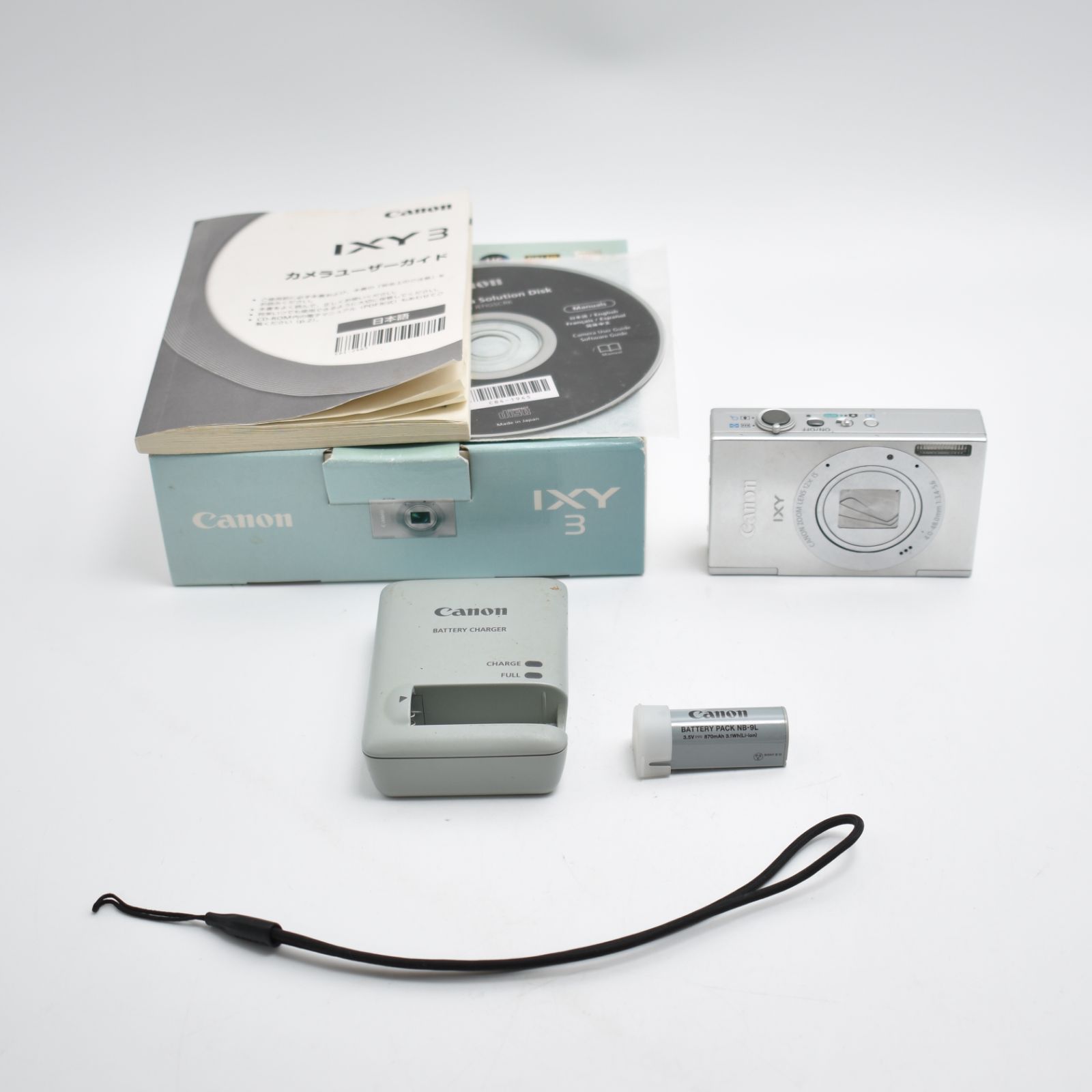Canon IXY3 コンパクトデジタルカメラ シルバー 美品 美品 Canon IXY 3