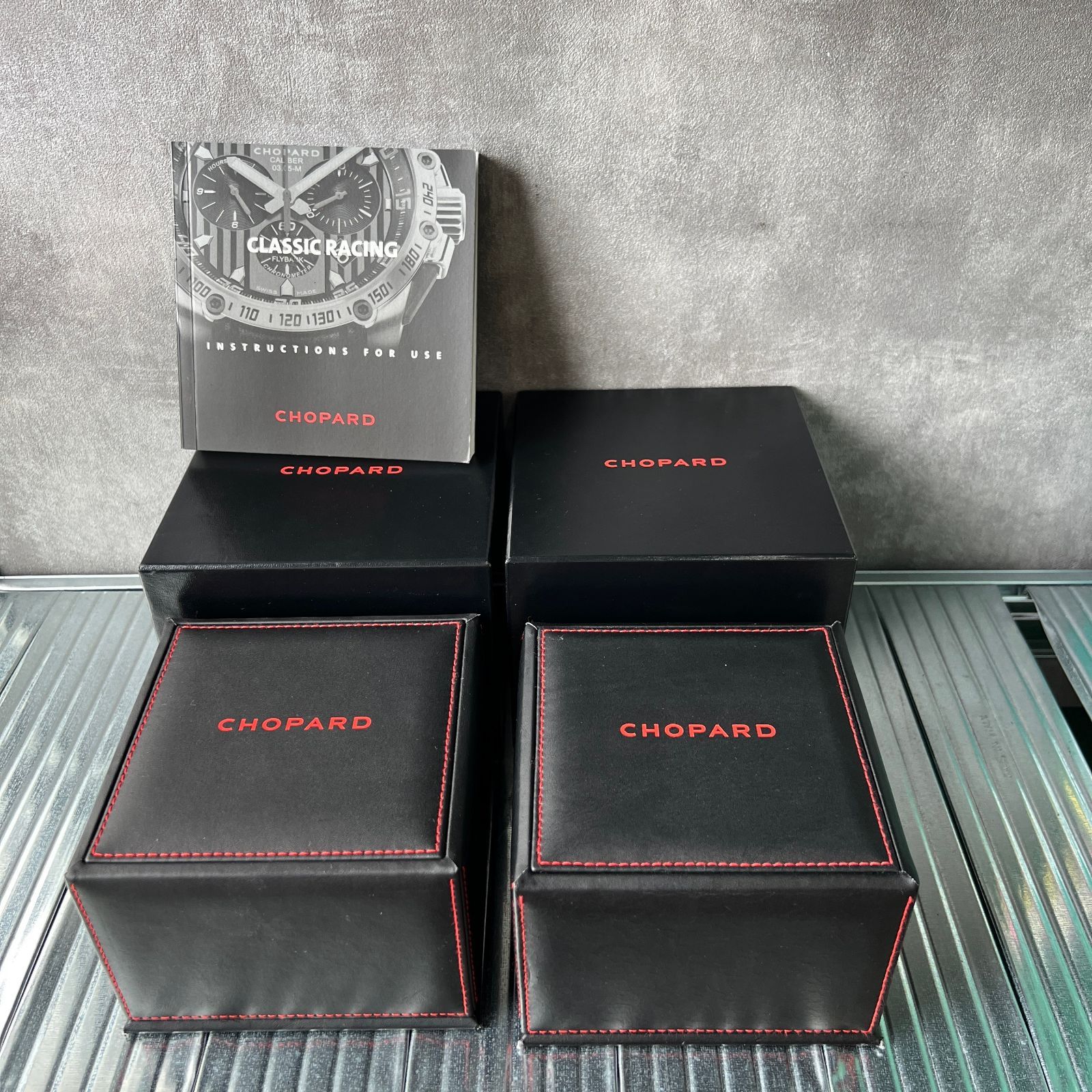 Chopard オリジナル保証書とパッケージ，時計用ケース、空箱（外箱・中箱） Chopard オリジナル保証書とパッケージ，時計用ケース、空箱（外