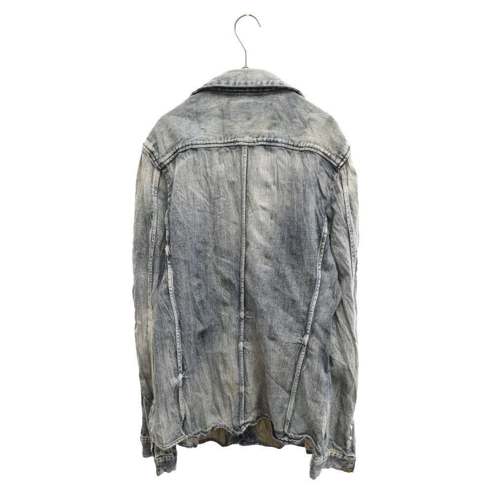 jun hashimoto (ジュンハシモト) 18AW WRINKLE DENIM SHIRT シワ