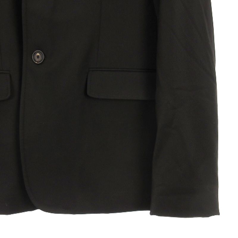 ★美品　EMPORIO ARMANI テーラードジャケット　ダークブラウン46 EMPORIO ARMANI (エンポリオアルマーニ) - テーラードジャケット