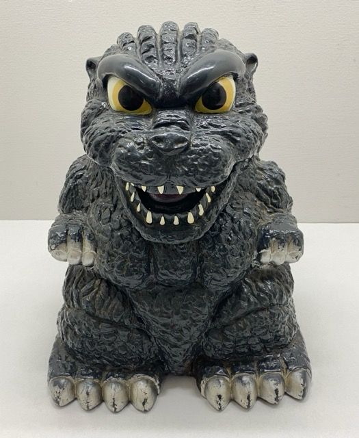 ゴジラ 貯金箱　1994年 箱付き 1994年 ゴジラ 貯金箱 でっかい ビッグ ソフビ GODZILLA