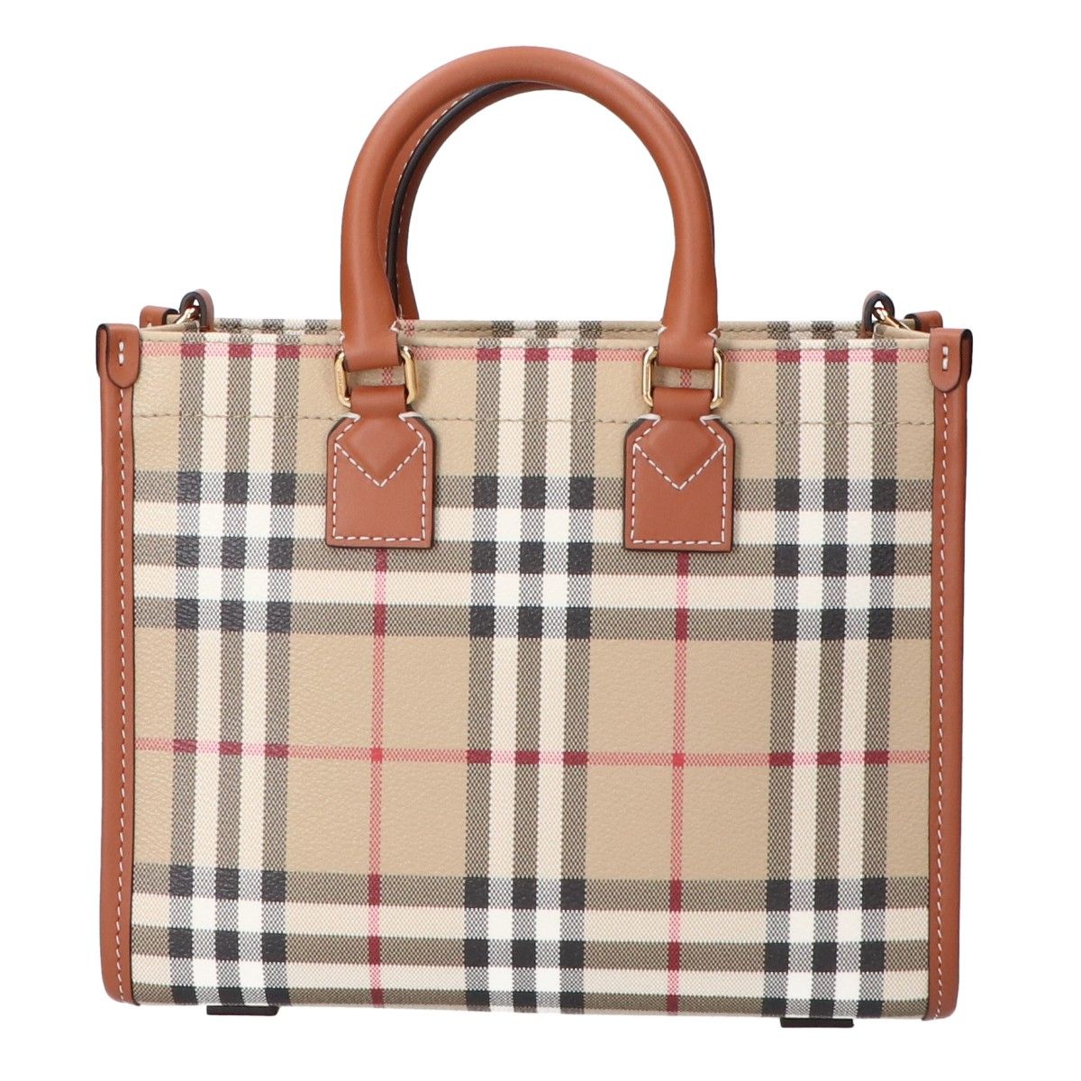 [Burberry] ミニ プレヤ トートバッグ ☆送料込☆ 新品同様】バーバリー【BURBERRY】フレヤ ミニ トートバッグ