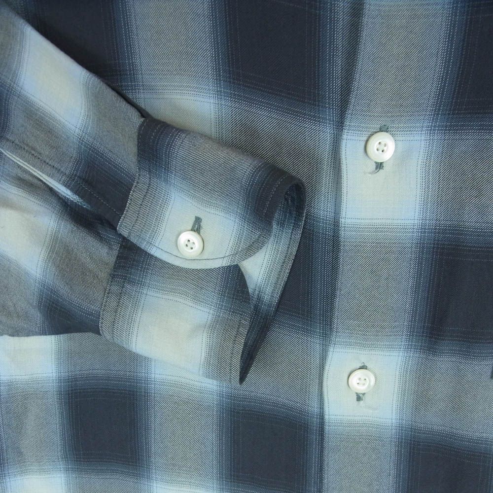 blurhms ブラームス 23SS BHS23S016 Rayon Check Shirt レーヨン 