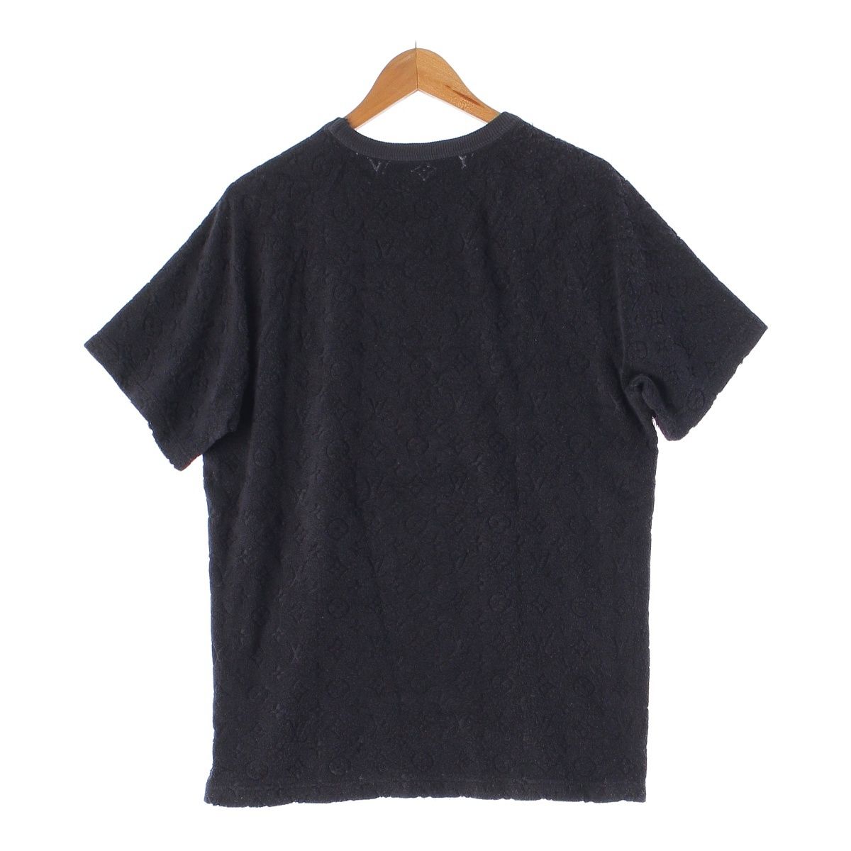 ルイヴィトン 19SS シルク モノグラム パイル 半袖Tシャツ トップス 