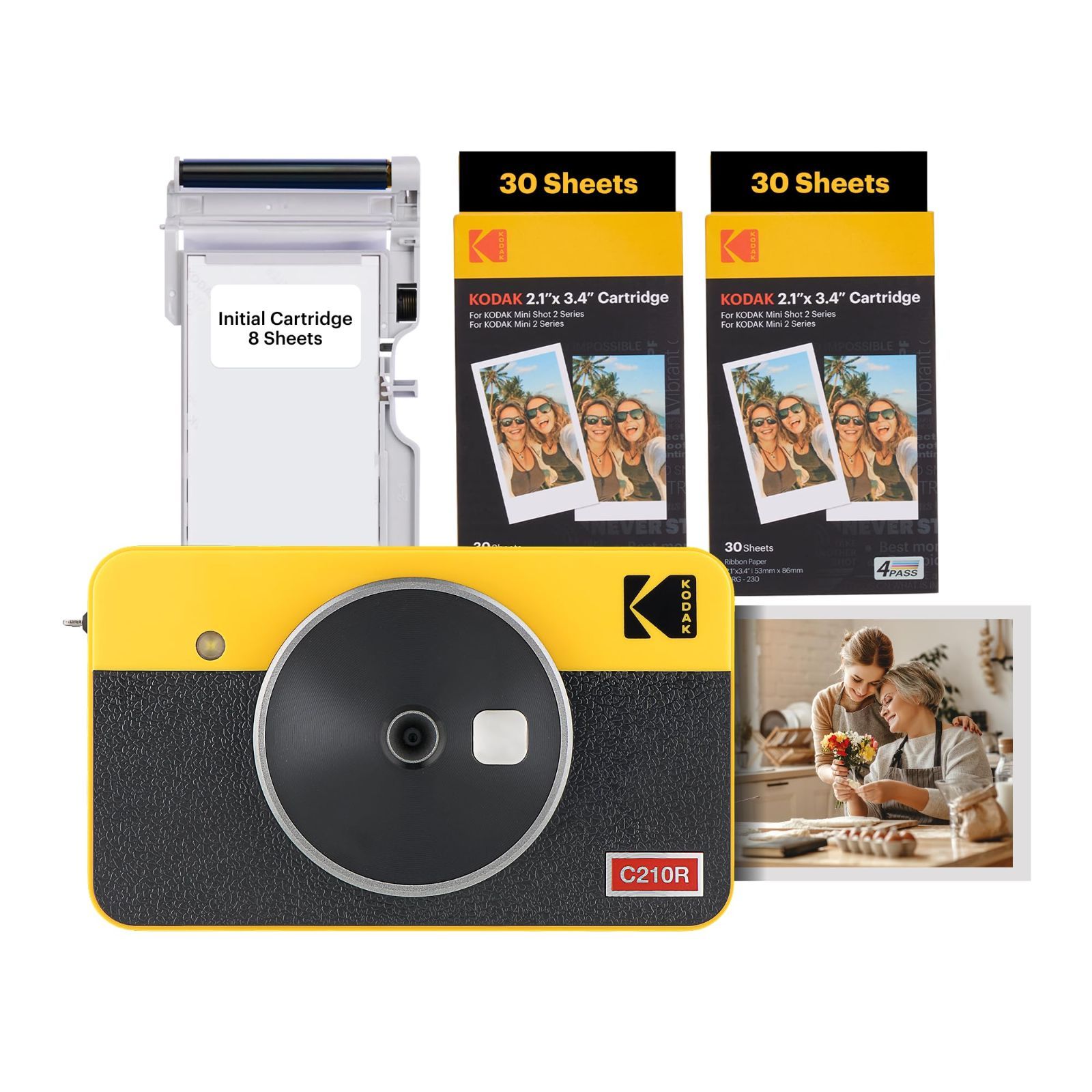 在庫処分】コダック KODAK Mini Shot 2 レトロ 4PASS 販売 2-in-1