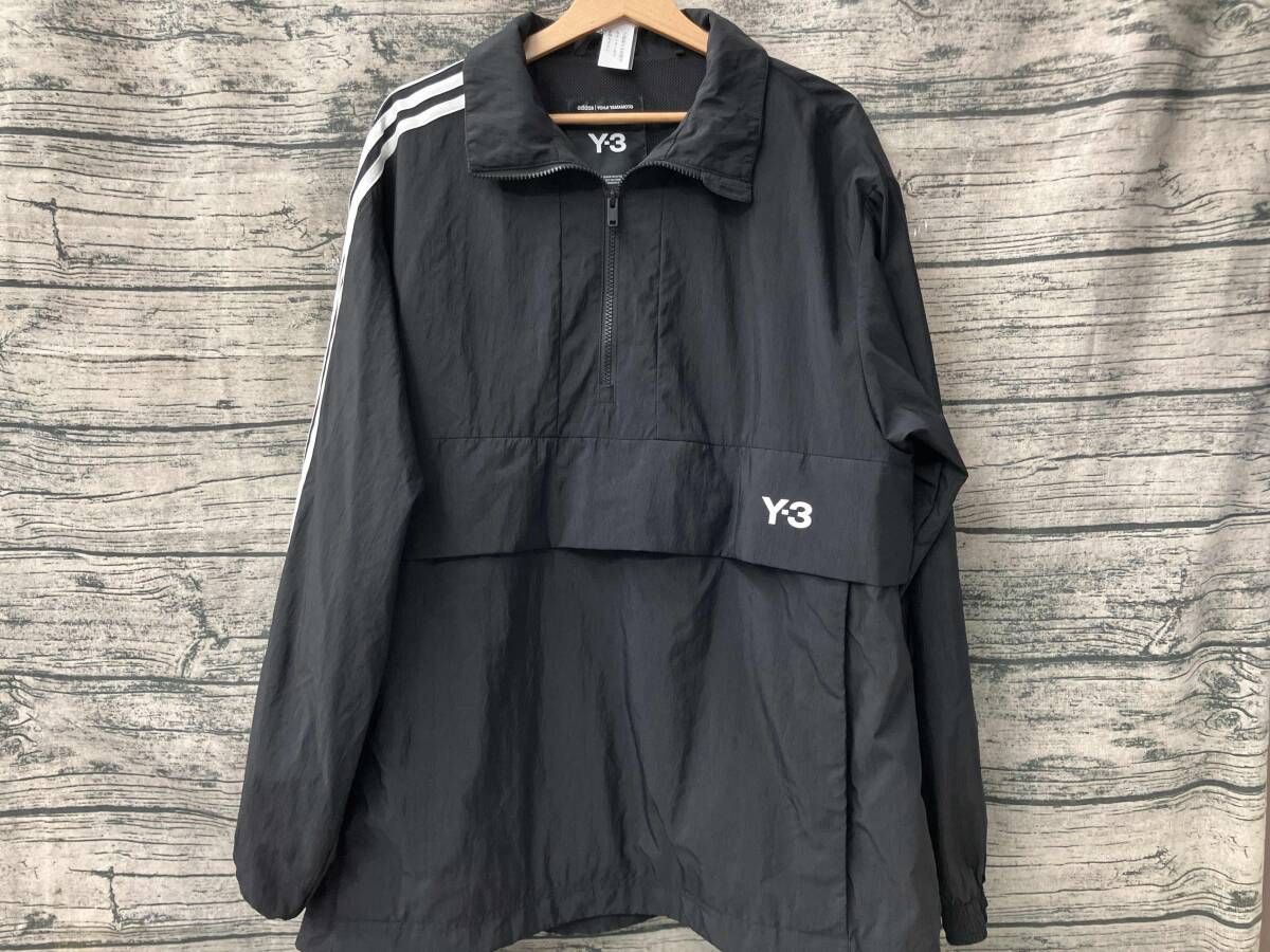 Y-3 adidas JD9796 ハーフジップ ナイロン 中綿ナイロン Sサイズ ブラック