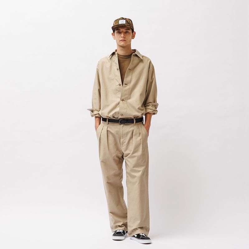 WTAPS WRKT2502 BROWN サイズ 2 （M）新品未使用 WTAPS WRKT2502 / TROUSERS / COTTON. BACKSATIN パンツ 252CWDT