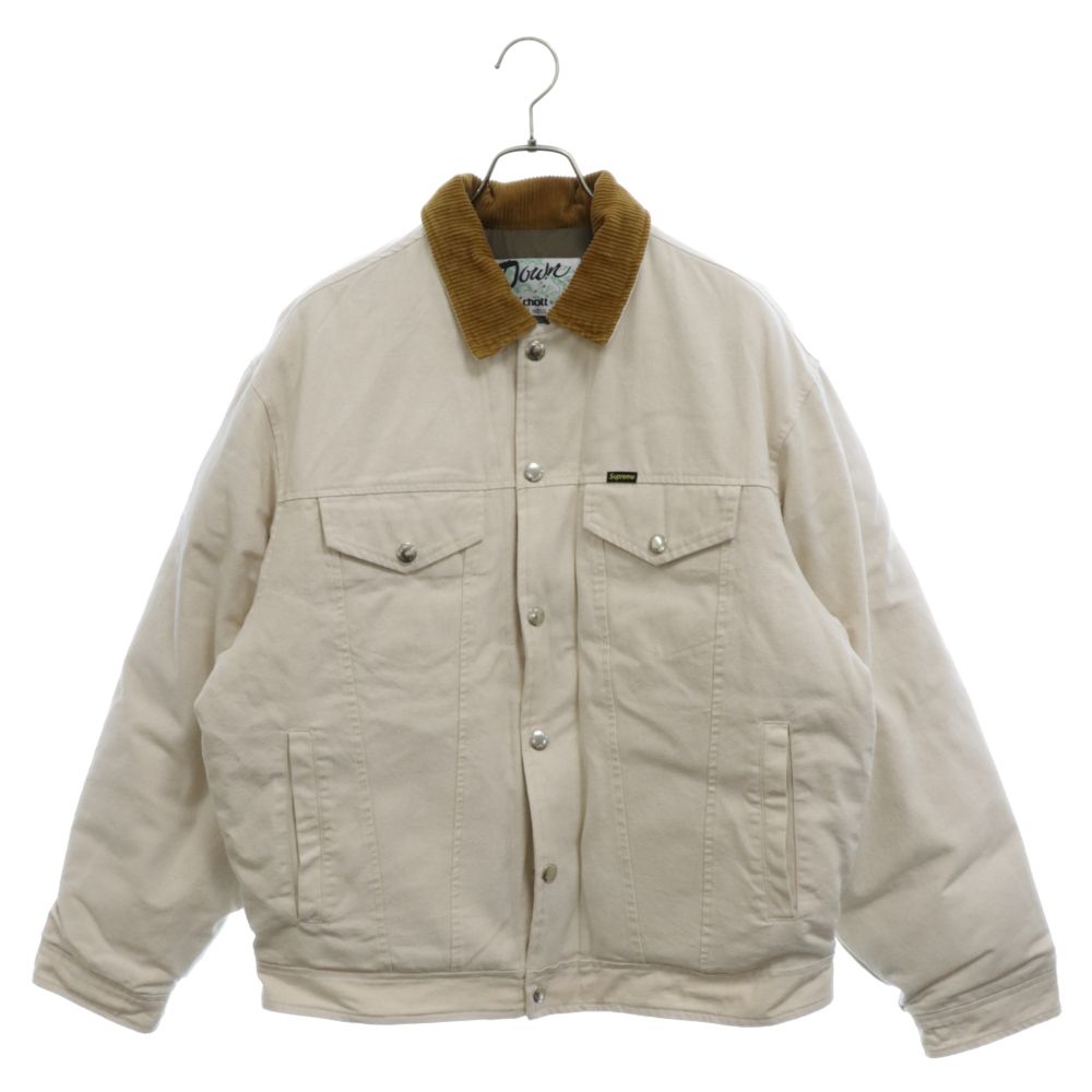 SUPREME (シュプリーム) 22AW ×Schott Canvas Down Trucker Jacket 