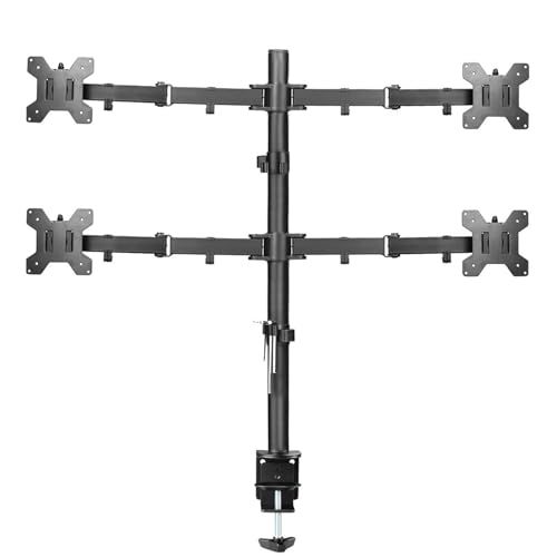 suptek 4画面 クランプ式 モニターアーム 液晶ディスプレイ スタンド 1