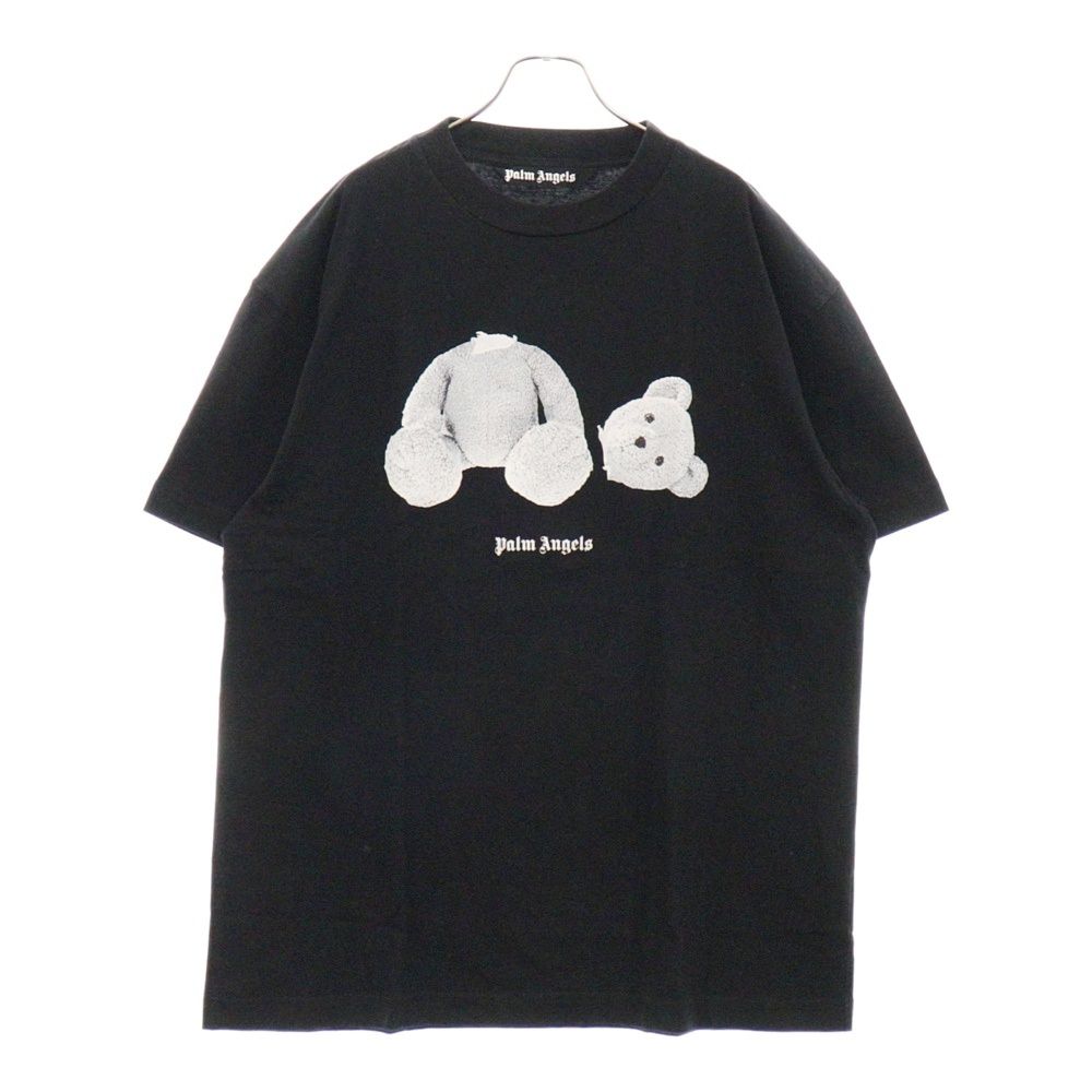 Palm Angels (パームエンジェルス) BEAR CLASSIC T-shirt ベアークラシック フロントプリント クルーネック半袖Tシャツ  カットソー PMAA001E20JER004ブラック - メルカリ