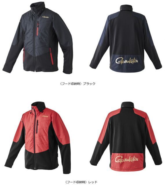 がまかつ アクティブインシュレーションパーカー GM-3716 ブラック M