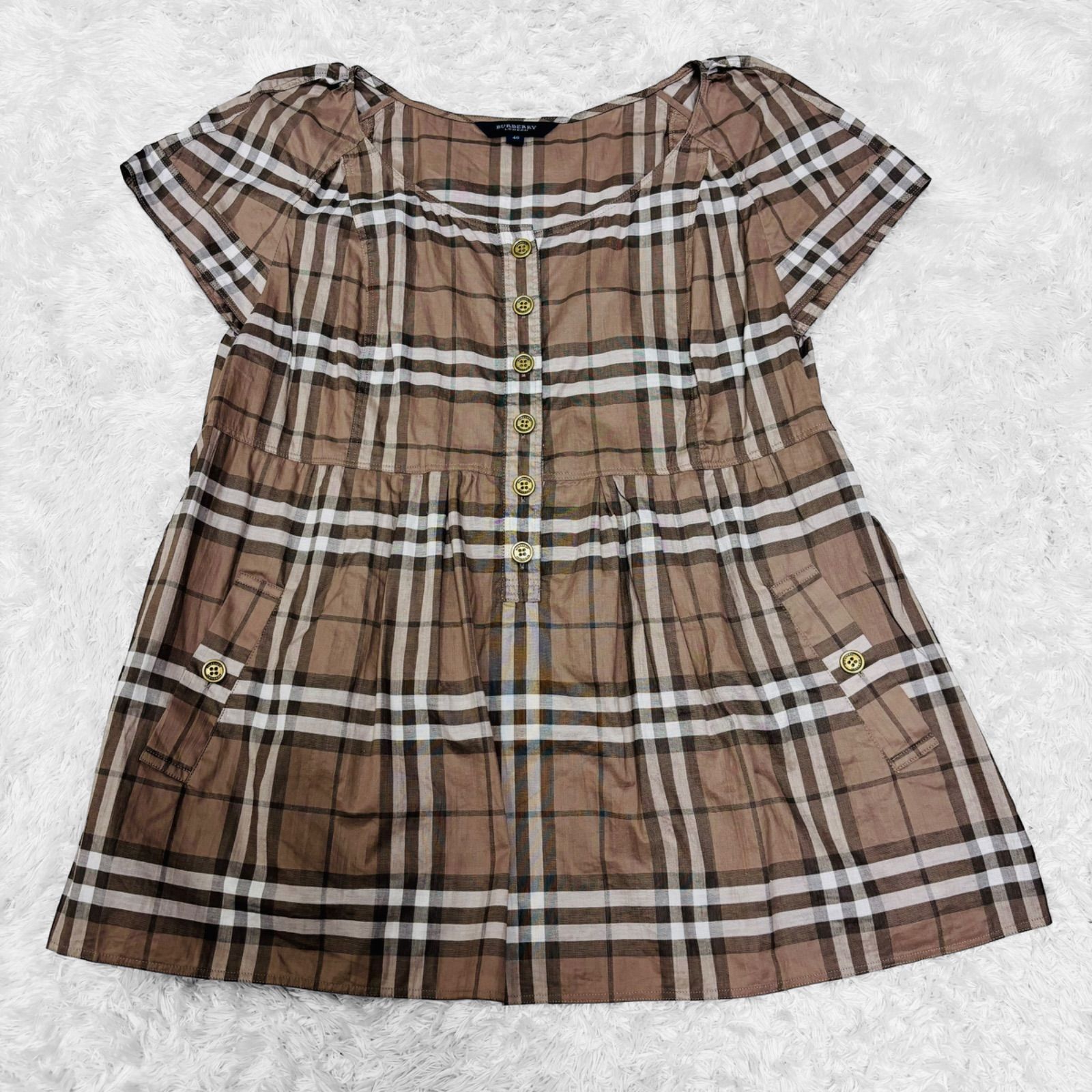 BURBERRY LONDON チュニック 38 シャツ　ブラウス BURBERRY LONDON チュニック 38 シャツブラウス