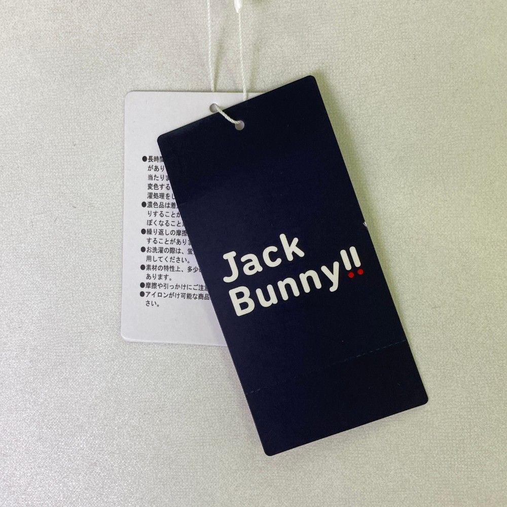 サイズ：0 JACK BUNNY ジャックバニー  長袖ハイネックTシャツ ボーダー ネイビー系 [240101460266] ゴルフウェア レディース ストスト サイズ：0 JACK BUNNY ジャックバニー 長袖ハイネックTシャツ ボーダー