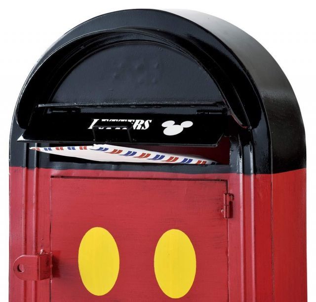 セトクラフト ウォールポスト ミッキー 南京錠付き アンティーク加工 高さ 約42 cm SD-8210