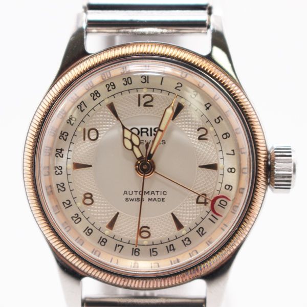 ORIS オリス ポインターデイト 7400 裏スケルトン 【中古品】ORIS 