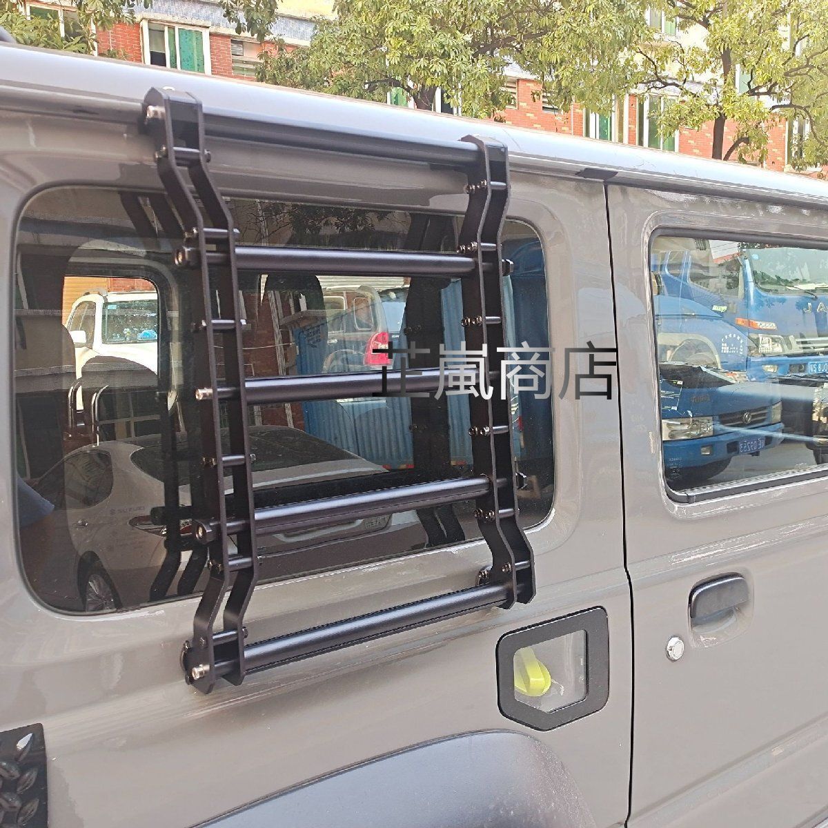 スズキジムニーJB64 JB74用 アルミ製サイドラダー 外装改装パーツ