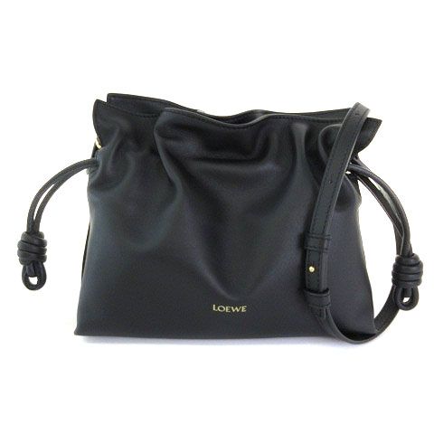 ロエベ LOEWE A411FC2X73 フラメンコクラッチ ミニ ナパカーフ ブラック 黒 AA