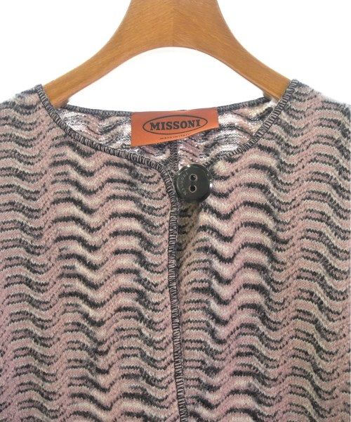 MISSONI ノーカラージャケット レディース 【古着】【中古】【送料無料