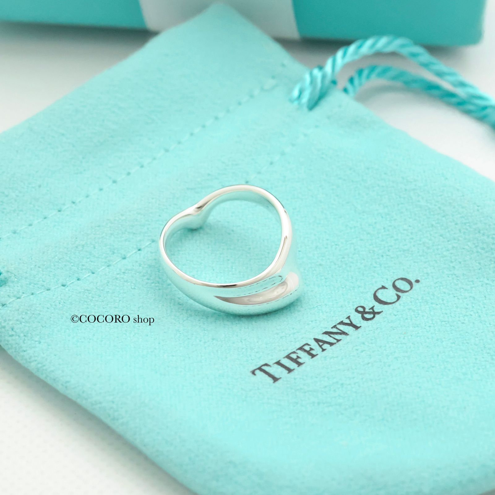 美品】ティファニー TIFFANY＆Co. カーブド ウェーブ エルサ