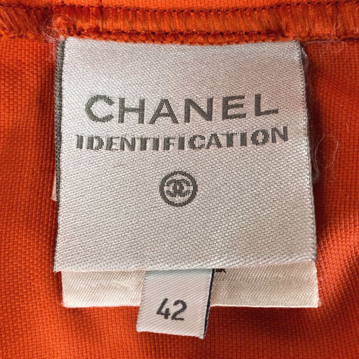 CHANEL オレンジ ワークパンツ CHANEL オレンジ ワークパンツ