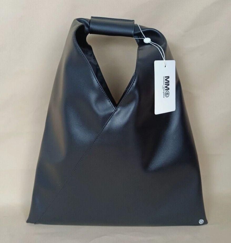 新品 Maison Margiela MM6 エムエム6メゾンマルジェラ トート バッグ ブラック - メルカリ