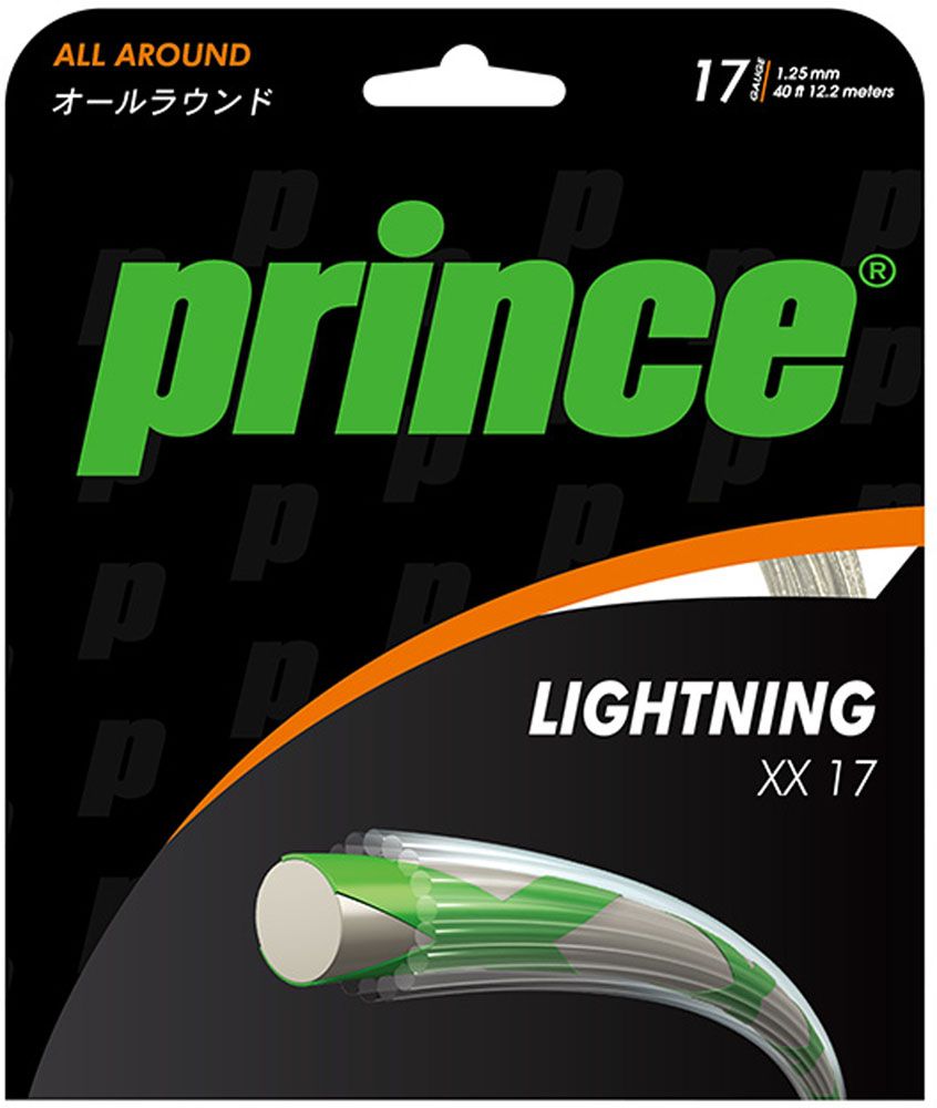 プリンス Prince テニス ライトニングXX17クリア 硬式テニス ガット ストリング ストリングス 部活 チーム クラブ トレーニング ラケット メンテナンス 高反発 トータルバランス 7J39911 -