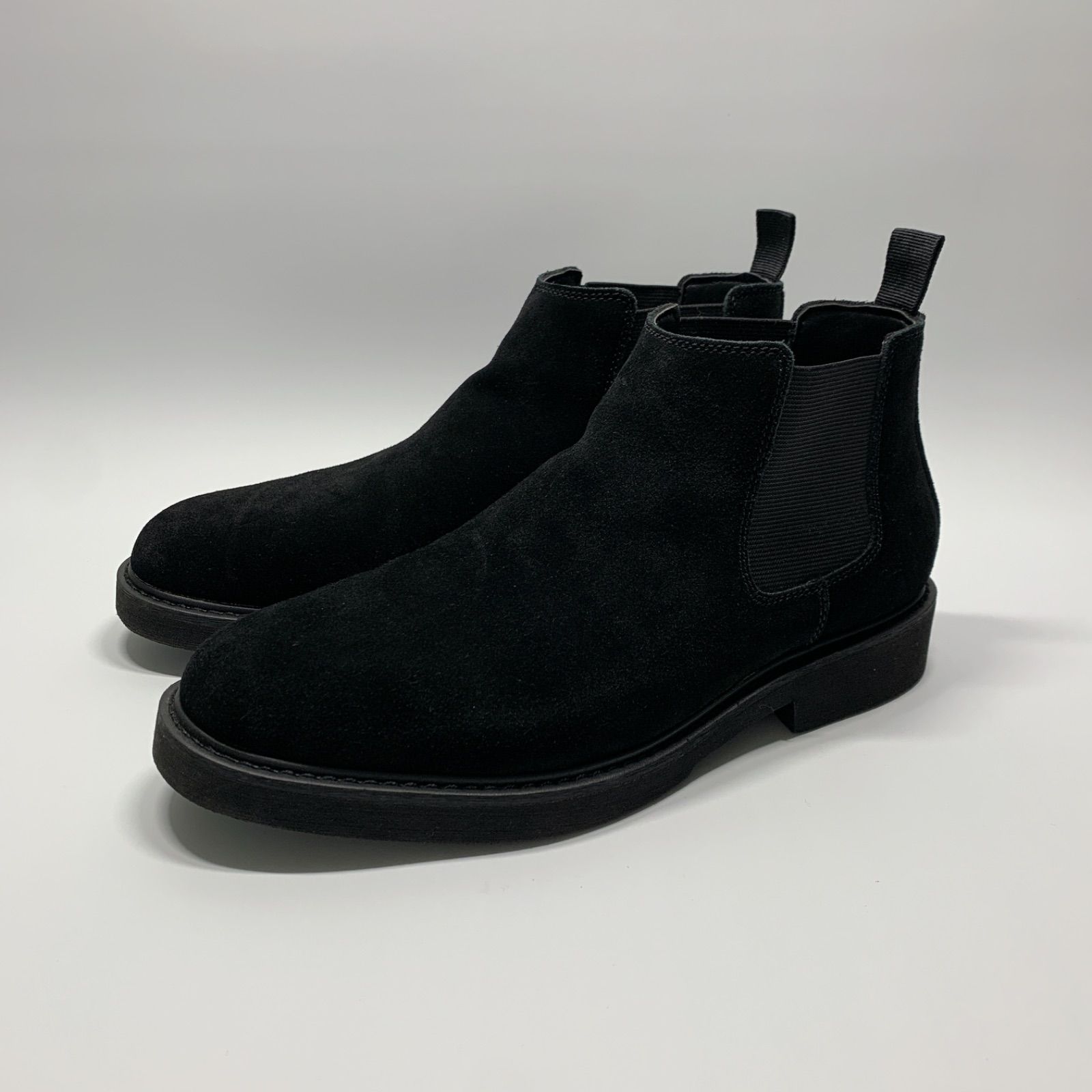 ◯ PATRICK COX パトリックコックス サイドゴア ブーツ ブラック スエード 25