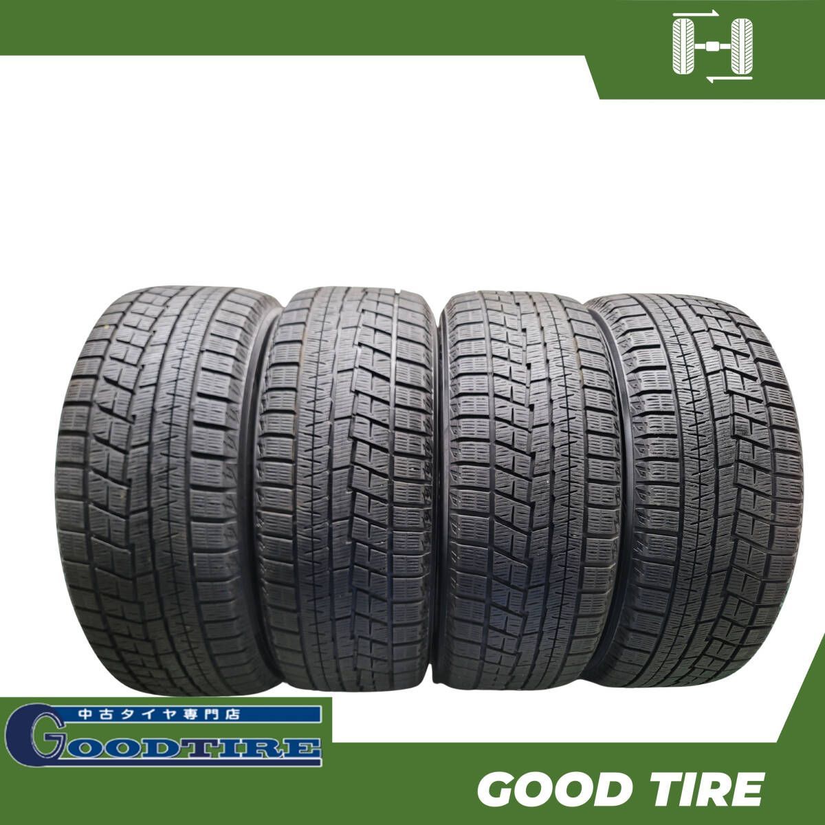 225|55R17 ヨコハマ ICEGUARD IG60 2020年製 2021年製×3 冬用 4本セット 8分山 タイヤ アルファード フーガ フォレスター 6882
