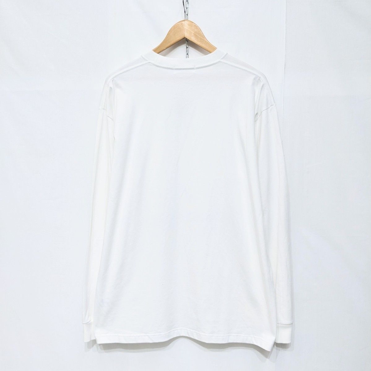 美品 GOD SELECTION XXX 長袖Tシャツ ロンT ホワイト コットン サイズ