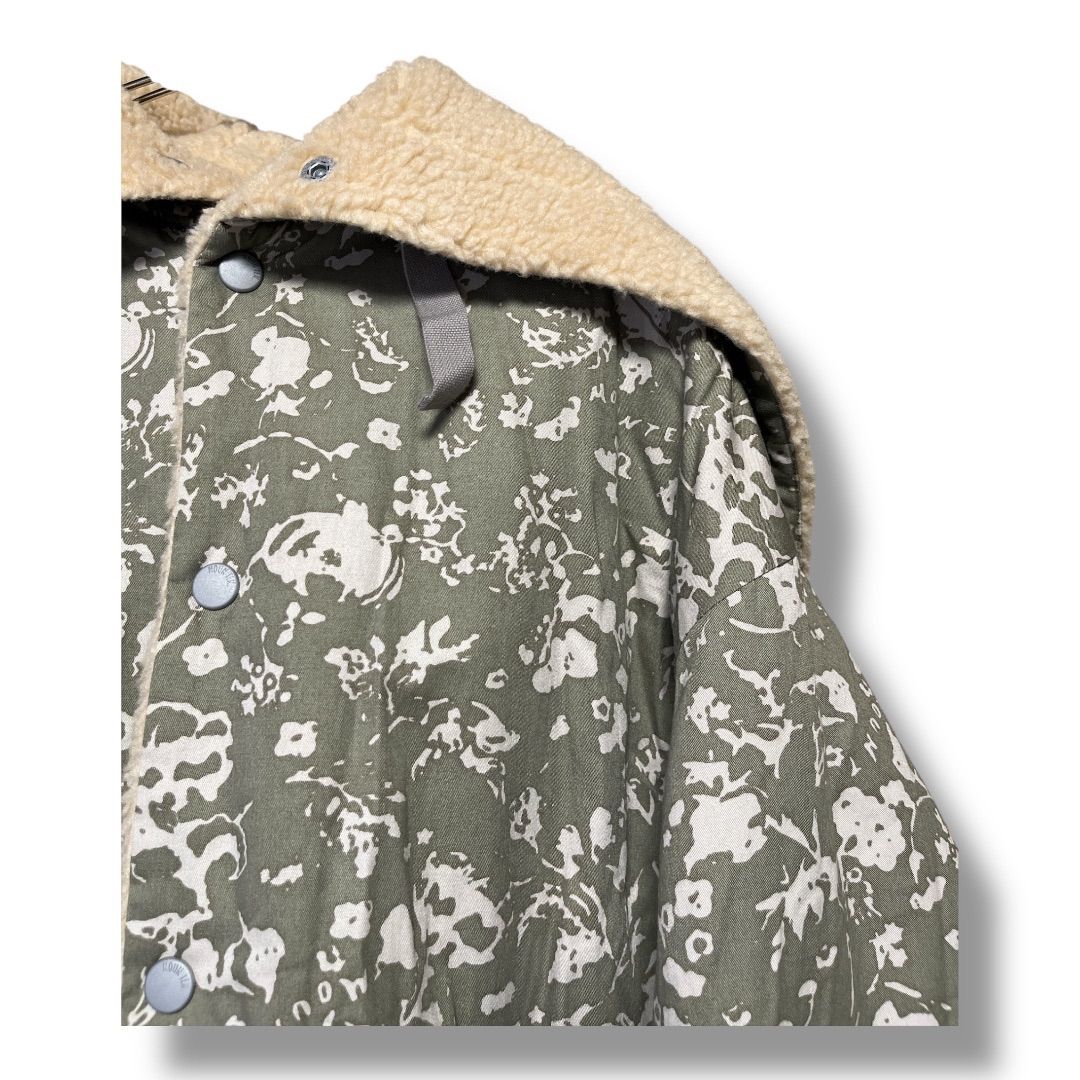 ジャケット・ブルゾン MOUN TEN. leaf camo x boa sailor hoodie MOUN TEN. マウンテン リバーシブルブルゾン リーフカモフラ柄
