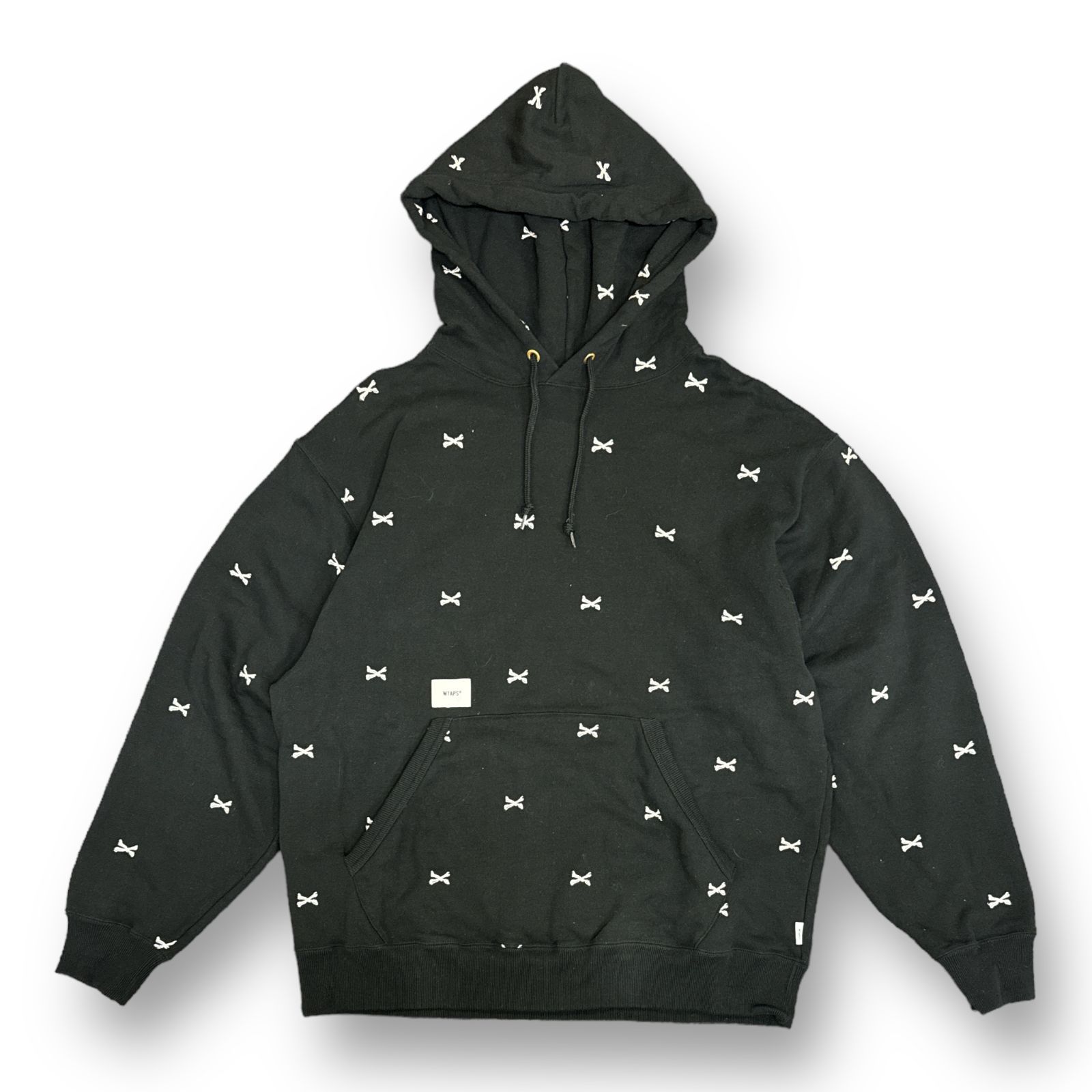 WTAPS 22AW ACNE HOODY CTPL TEXTILE テリープルオーバー クロスボーン フーディー パーカー  222ATDT-CSM26 ダブルタップス 2 55971A