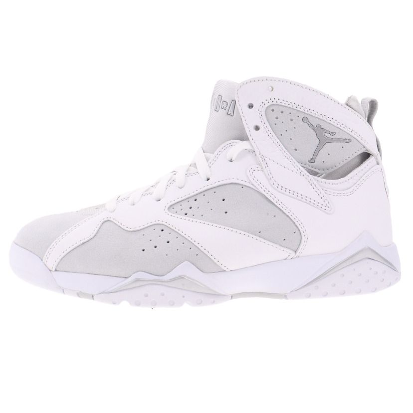 NIKE (ナイキ) AIR JORDAN 7 RETRO PURE PLATINUM エアジョーダン 7 レトロ ピュア プラチナム ハイカットスニーカー ホワイト/メタリックシルバー US9/27cm 304775-120