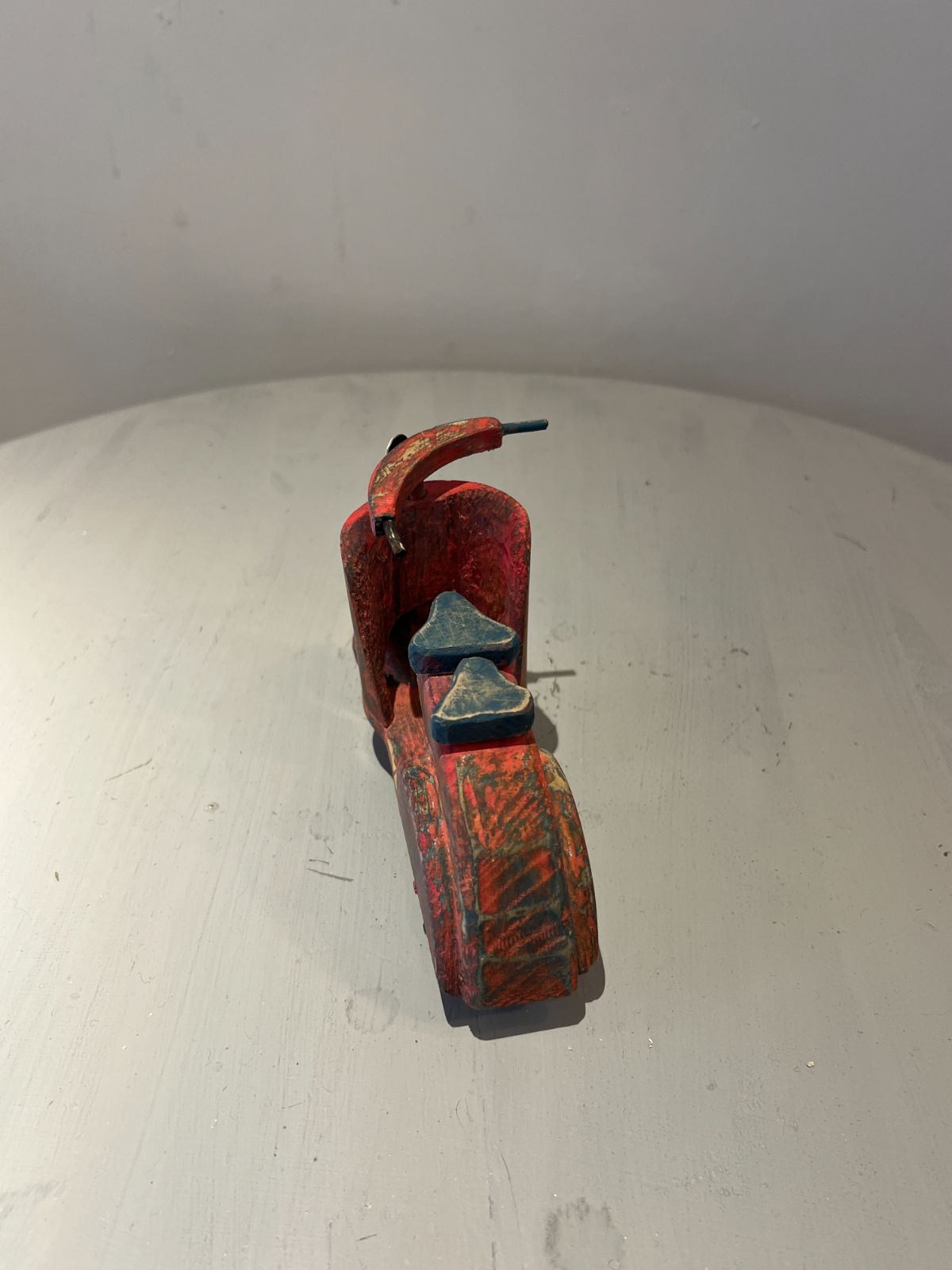 木彫クラシックスクーター作品